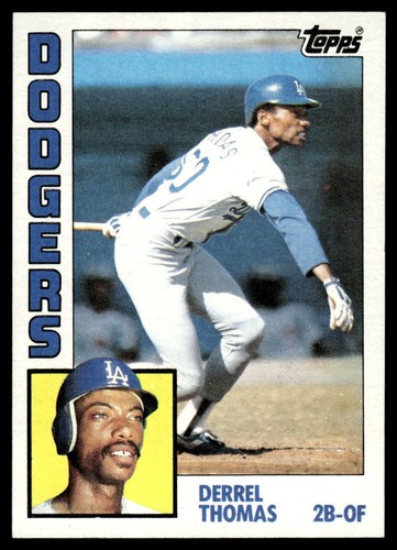1984 Topps Derrel Thomas #583 card