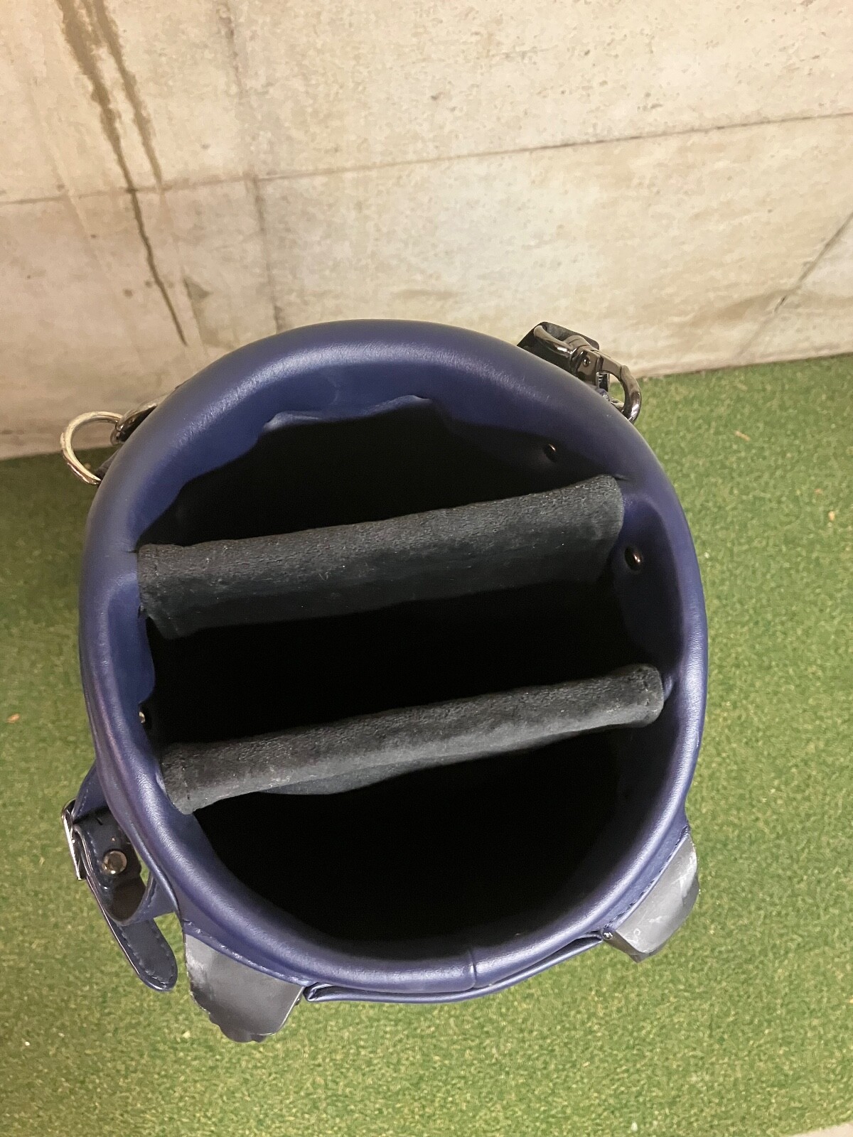 Titleist Linksmaster Caddy Stand Golf Bag Blue / White w/ Logo & Broken