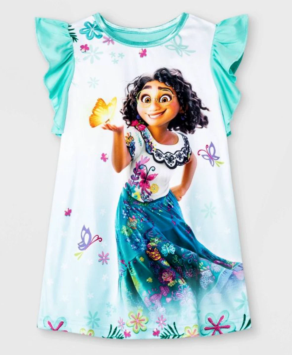 NWT Girls Disney Encanto Nightgown Pajamas Sleep Shirt Movie