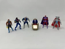 Marvel X-Men Steel Mutants Die Cast Metal Toy Biz Figure 1994 Lot Of 6