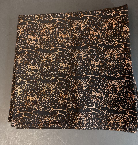 Vintage Crate and Barrel Placemats & Napkin Set Of 8 Black/Bronze Modernist NWT! - Picture 7 of 18