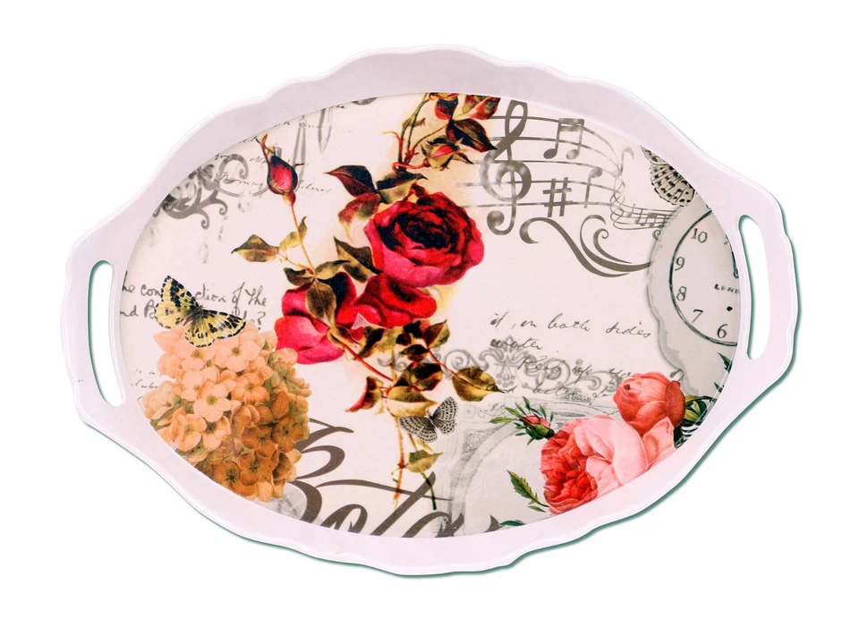 Tablett Frühstückstablett Serviertablett Melamintablett 29,8x41x4,5cm - Bild 3 von 4