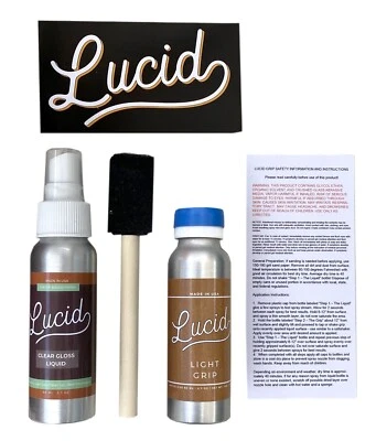 Lucid Super Clear Grip - Spray on Grip Tape for Longboard Skateboards