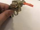 vintage 1950’s huble Miniature Cap Colt Revolver Gold Paint nice Collactable — photo 3