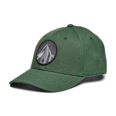 Black Diamond Brushed Cap Open Back Adjustable Brushed Cotton Canvas Hat