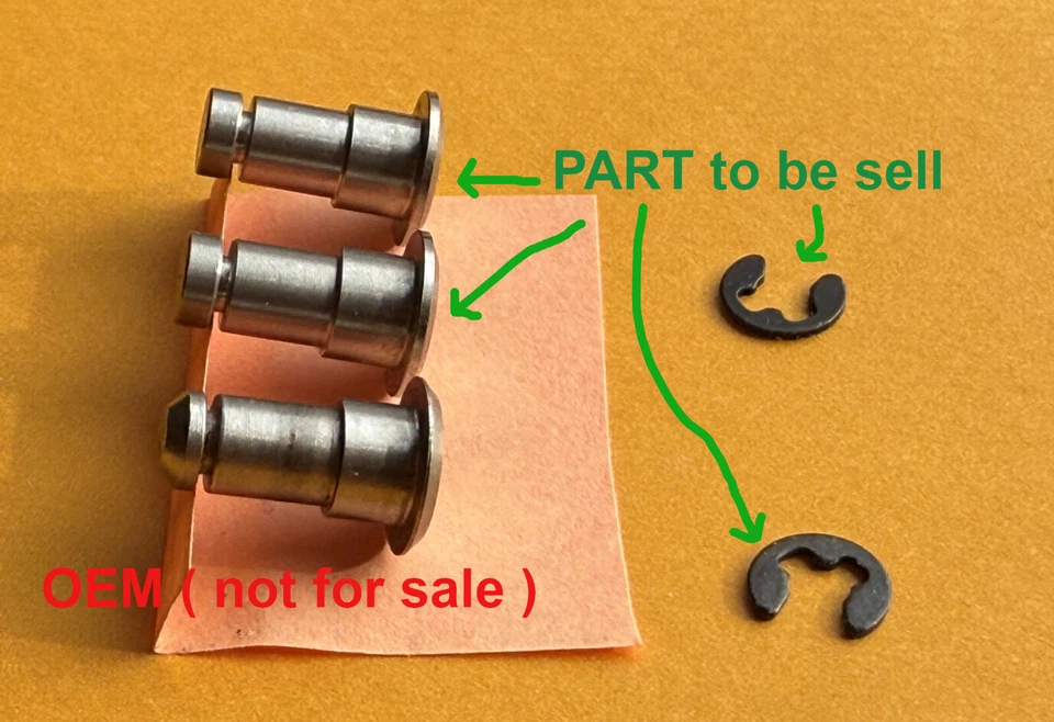 compatible PIN (set of 2) for BMW side case ( 71-60-7-653-002 / 71607653002 )  - Image 3 of 4