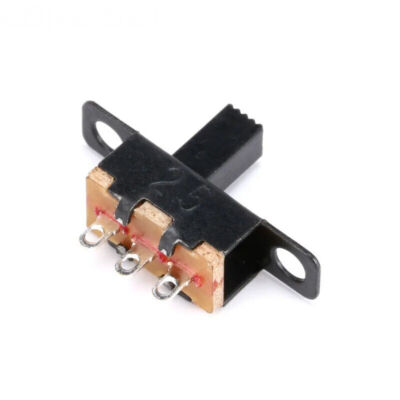 20pcs 50V 0.5 A Mini Size Black SPDT Slide Switch SS12F15 G6 1P2T Toggle Switch