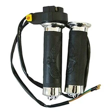 BH-Motor Handlebar Throttle Grips W/Kill Switch for 49cc 66cc 80cc Motorized ...