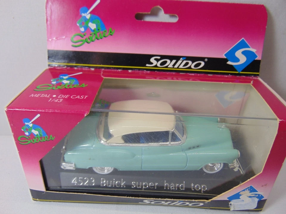 Buick 1950 techo súper duro ~ diecast 1:43 ~ Solido 4523 ~ con caja Foto 2 de 4
