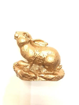 2023 LUCKY CHINESE YEAR OF THE GOLDEN RABBIT STATUE FIGURINE