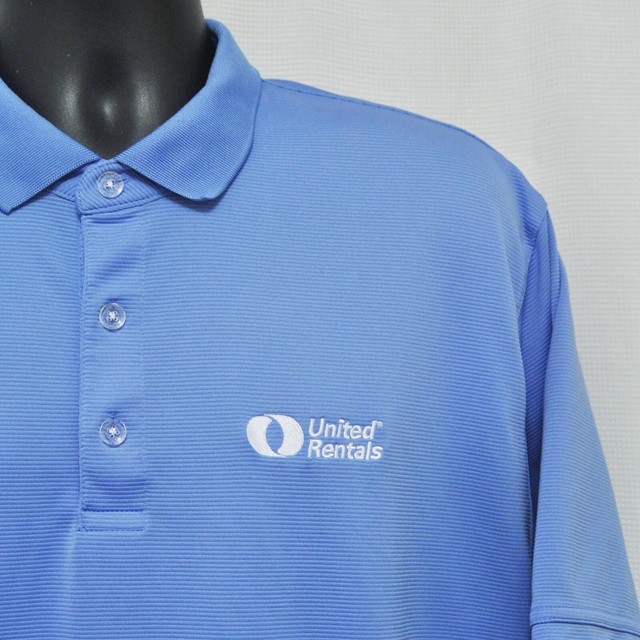 United Rentals Blue Callaway Extra Large XL Employee Uniform Polo Golf