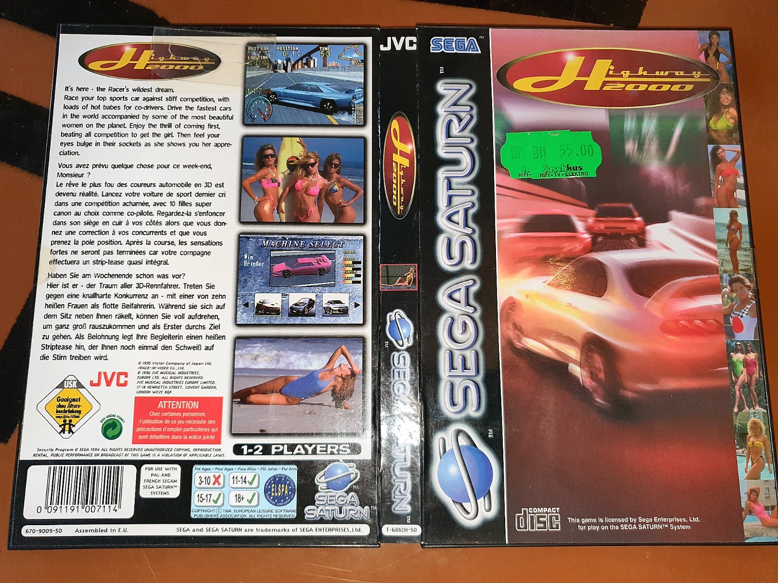 Sega Saturn - Highway 2000 - Top / Cib
