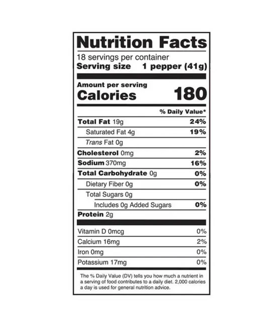 Norpaco Prosciutto and Provolone Stuffed Green Cherry Peppers 24 oz 6 JARS - Image 3 of 4