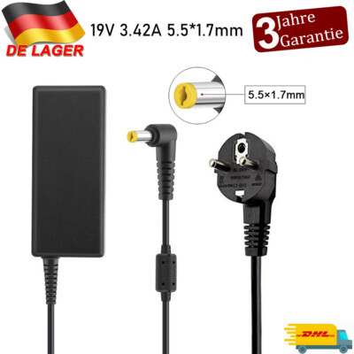 Notebook Netzteil Ladegerät für Acer Aspire E1-522 19V 3.42A Laptop Ladekabel DE