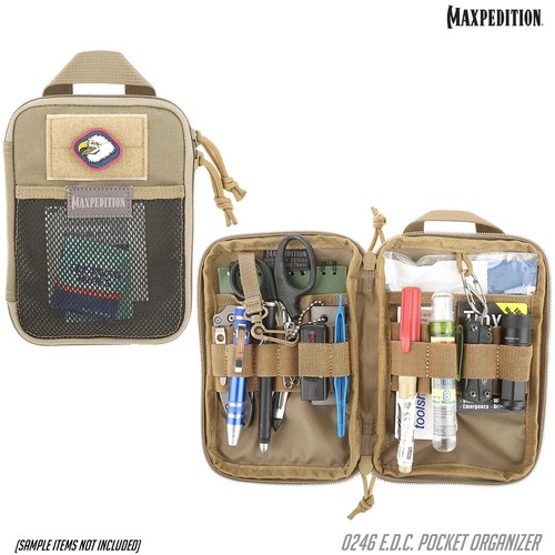 MAXPEDITION E.D.C ORGANIZZATORE TASCABILE - MOLLE PORTAUTENSILI (VERDE OD) - Foto 6 di 8