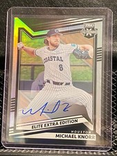 Michael Knorr 2022 Elite Extra Base Auto #75 Astros
