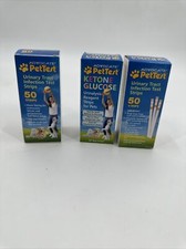 PetTest Urinary Tract Infection Test Strips Dog/Cat Pets 50 Count Exp 03/23 T78