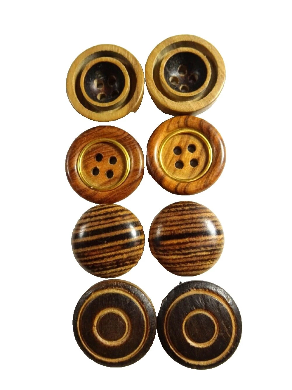 Botón de Vástago de madera Botones para Costura