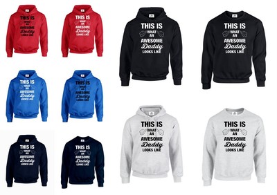What Awesome Daddy Looks Like Hoodie Fathers Day Birthday (Awe.daddy)