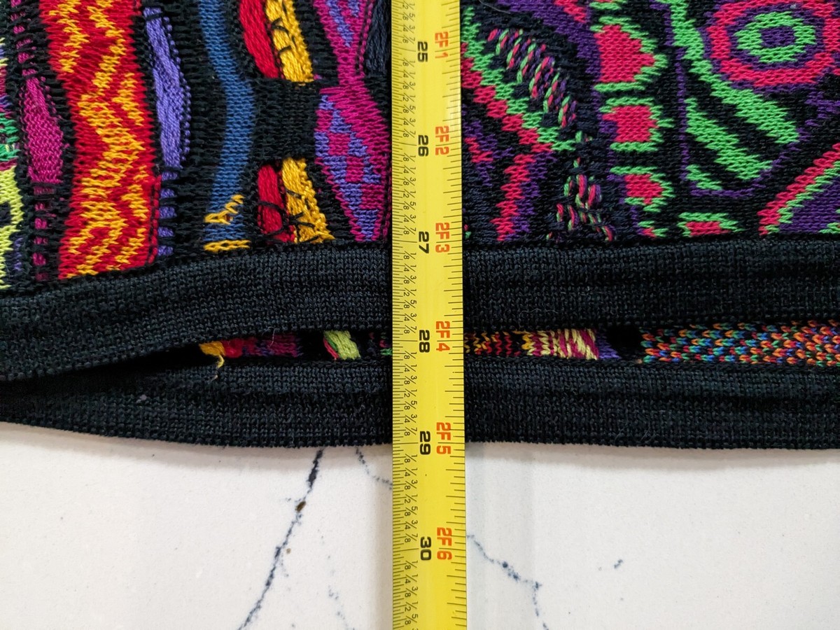 coogi ジャケット スタジャン レザー L 90's レインボー coogi