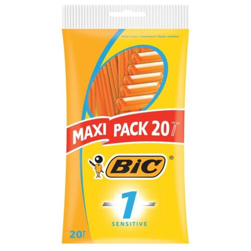 Lot de 20 rasoirs BIC Sensitive 1 méga pack économique - Picture 1 of 24