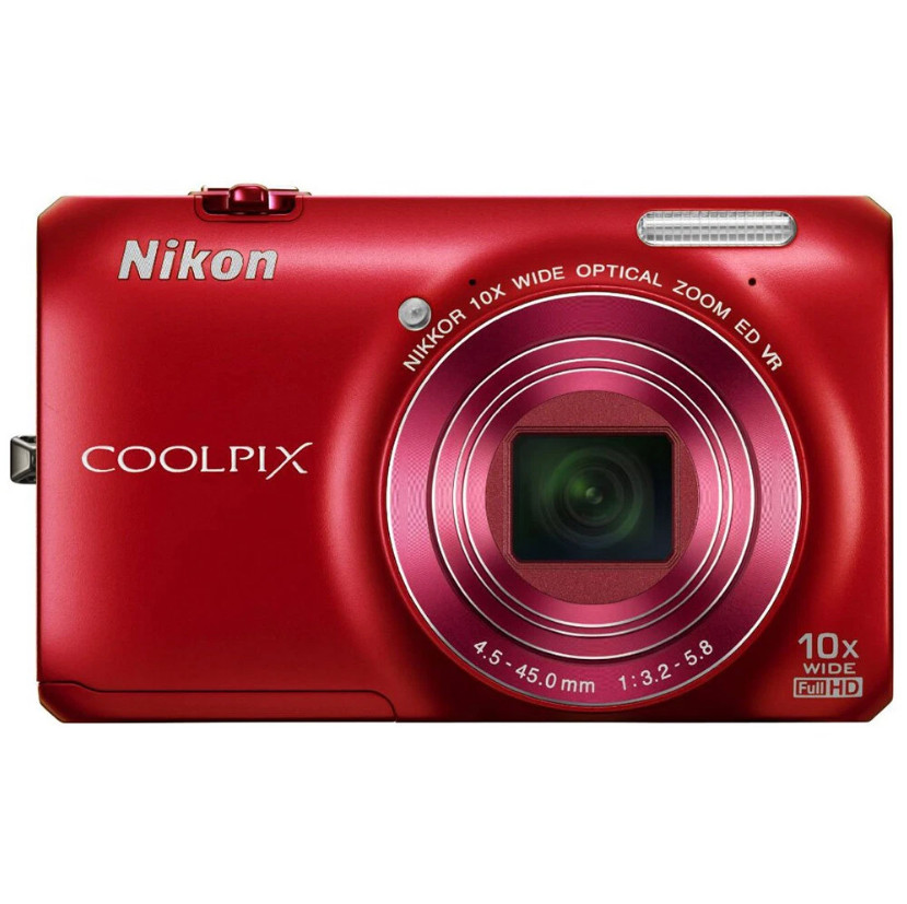 Nikon COOLPIX S6300 16MP Digital Camera 10x Zoom NIKKOR Glass Lens
