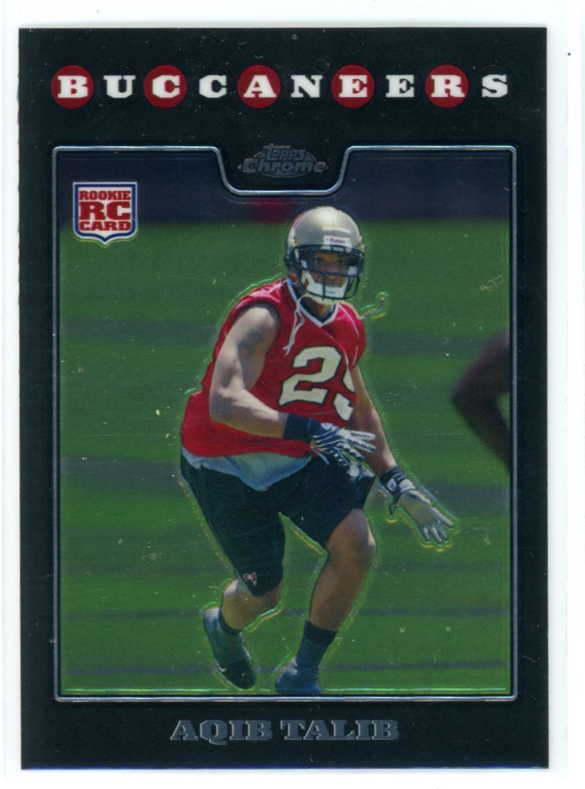2008 Topps Chrome Aqib Talib RC Tampa Bay Buccaneers #TC261