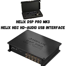 HELIX DSP PRO MK3 DSP + HELIX HEC HD-AUDIO USB INTERFACE MADE IN GERMANY-WARANTY