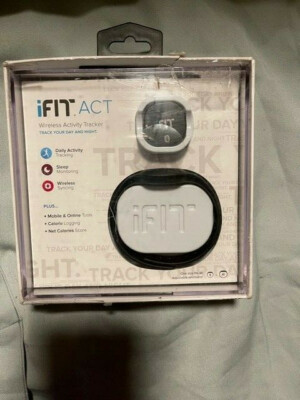 iFit Act Wireless Activity Tracker, Black - IFACTV115- Adjustable band size S-XL