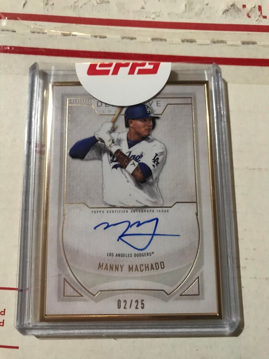 2019 Topps Definitive Manny Machado Gold Framed Auto 2/25 Sealed 