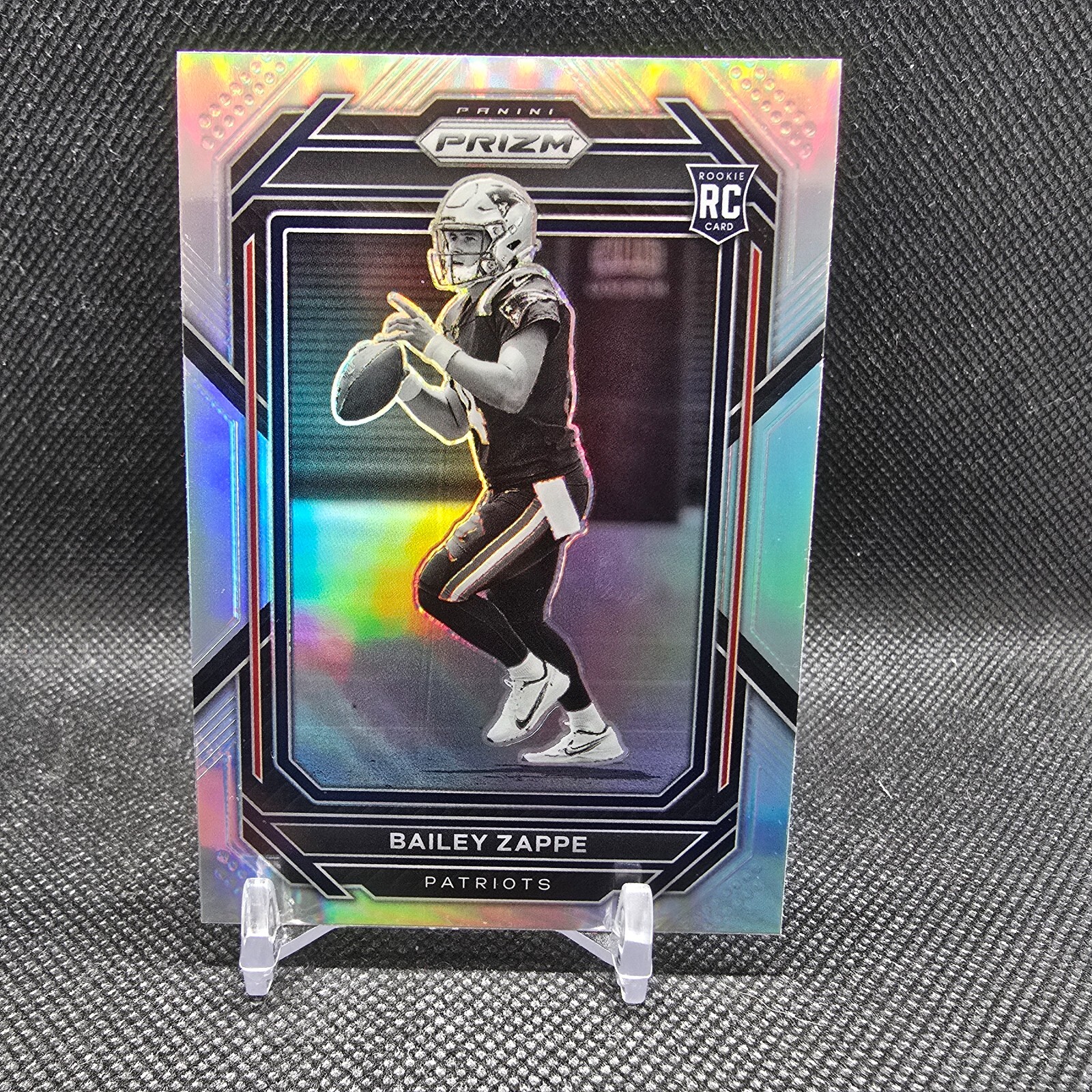 2022 Panini Prizm - Rookie Variation Silver Prizm #305 Bailey Zappe (RC)