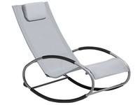 Sun Lounger Fabric Grey CAMPO
