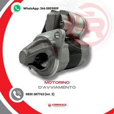 Motorino Avviamento 0,9Kw Yanmar Marine John Deere TIPO HITACHI 3TNE68 S114-816A