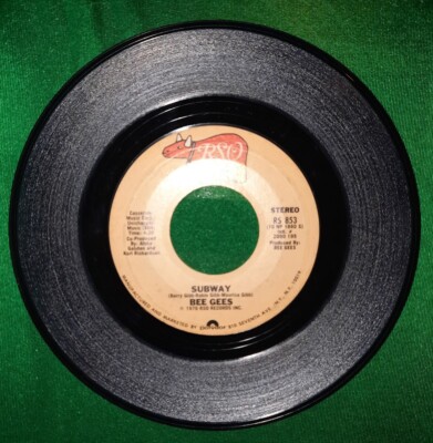 Rock 45 Bee Gees - Subway / You Should Be Dancing On Rso Record 45 RS 853