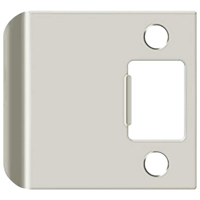 Nuk3y SP250 Extended Lip Strike Plate 2-1/2'' x 2-1/4'' Satin Nickel