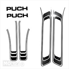 Sticker Satz Puch Maxi PVC schwarz