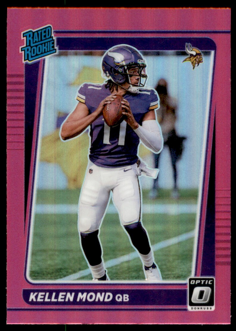 2021 DONRUSS OPTIC PINK KELLEN MOND ROOKIE MINNESOTA VIKINGS #221