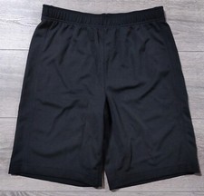 Lands End Shorts Boys Size X-Large 14-16 Black Gym Shorts Active Bottoms School