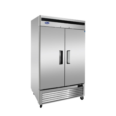 Atosa MBF8503GR 54'' Two Solid Door Bottom Mount Reach-In Freezer Energy Star