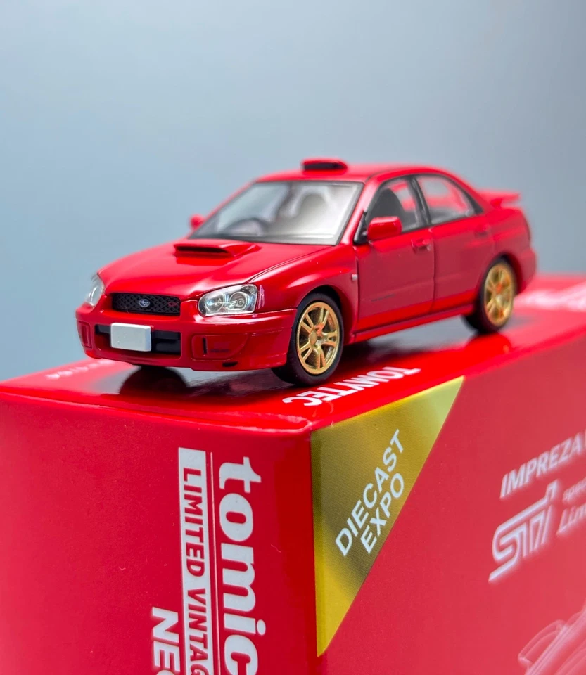 Tomica Limited Vintage Neo Tomytec 1/64 Diecast Expo Event 2025 SUBARU IMPREZA Foto 2 de 4