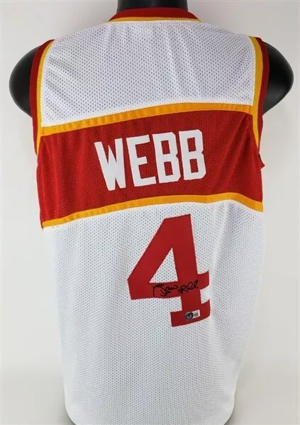 Spud Webb Signed Sacramento Kings Jersey (Beckett) 1986 Slam Dunk Cham –  Super Sports Center