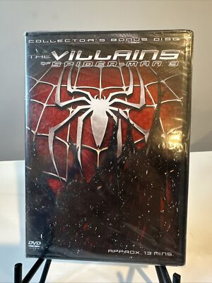 THE VILLAINS OF SPIDER-MAN 3 - BONUS DISC DVD NEW/SEALED 13 Min Bonus Featurette