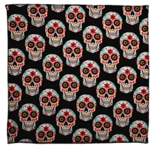 Bandana - Day of the Dead - 21" x 21" - Cotton