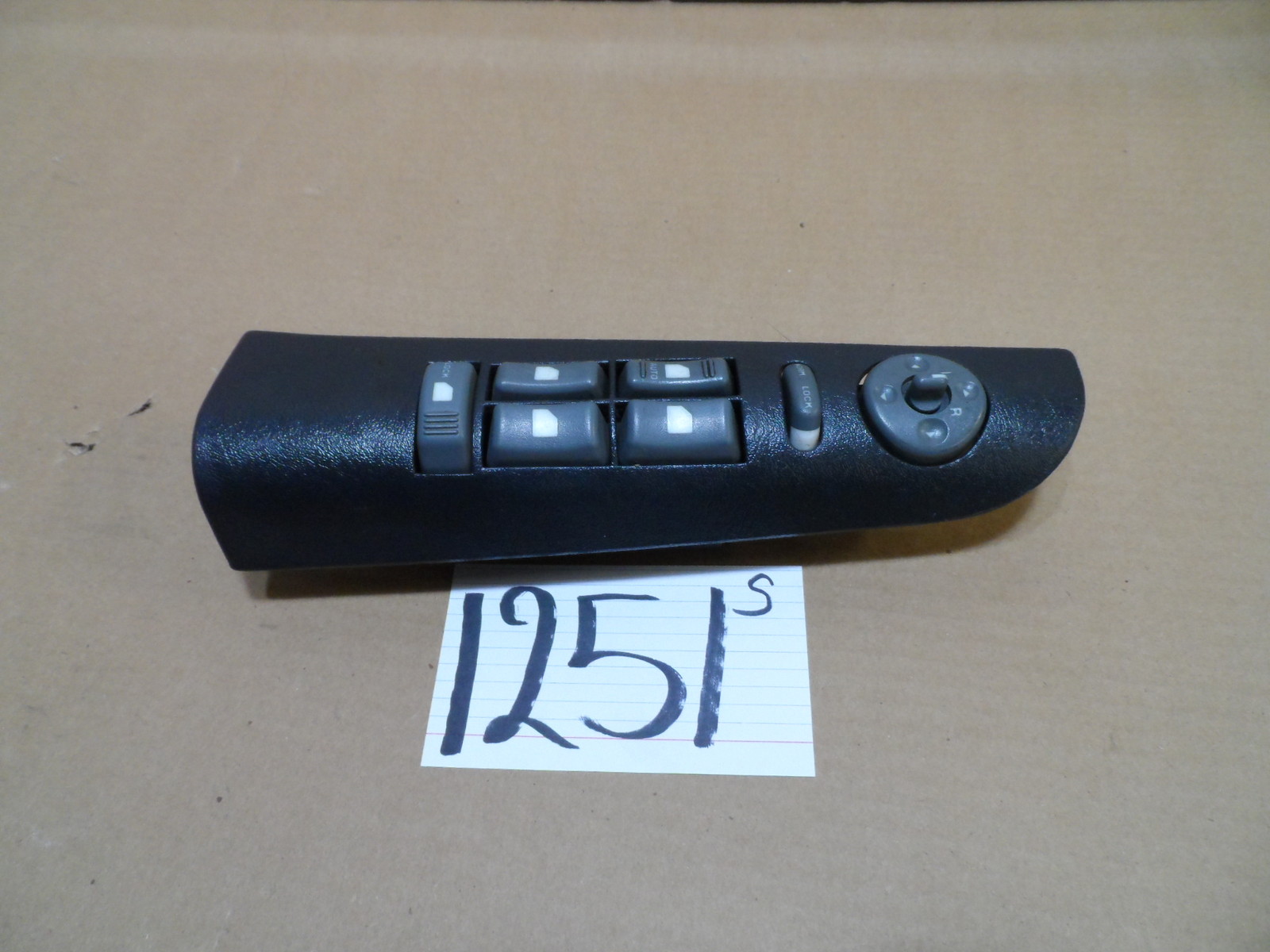 1995 - 2005 S-10 Blazer MASTER Window Switch Control Power DRIVER #1251-S