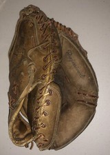 Power King J-900 Baseball Catchers Mitt Double Stitched Hide Glove RHT