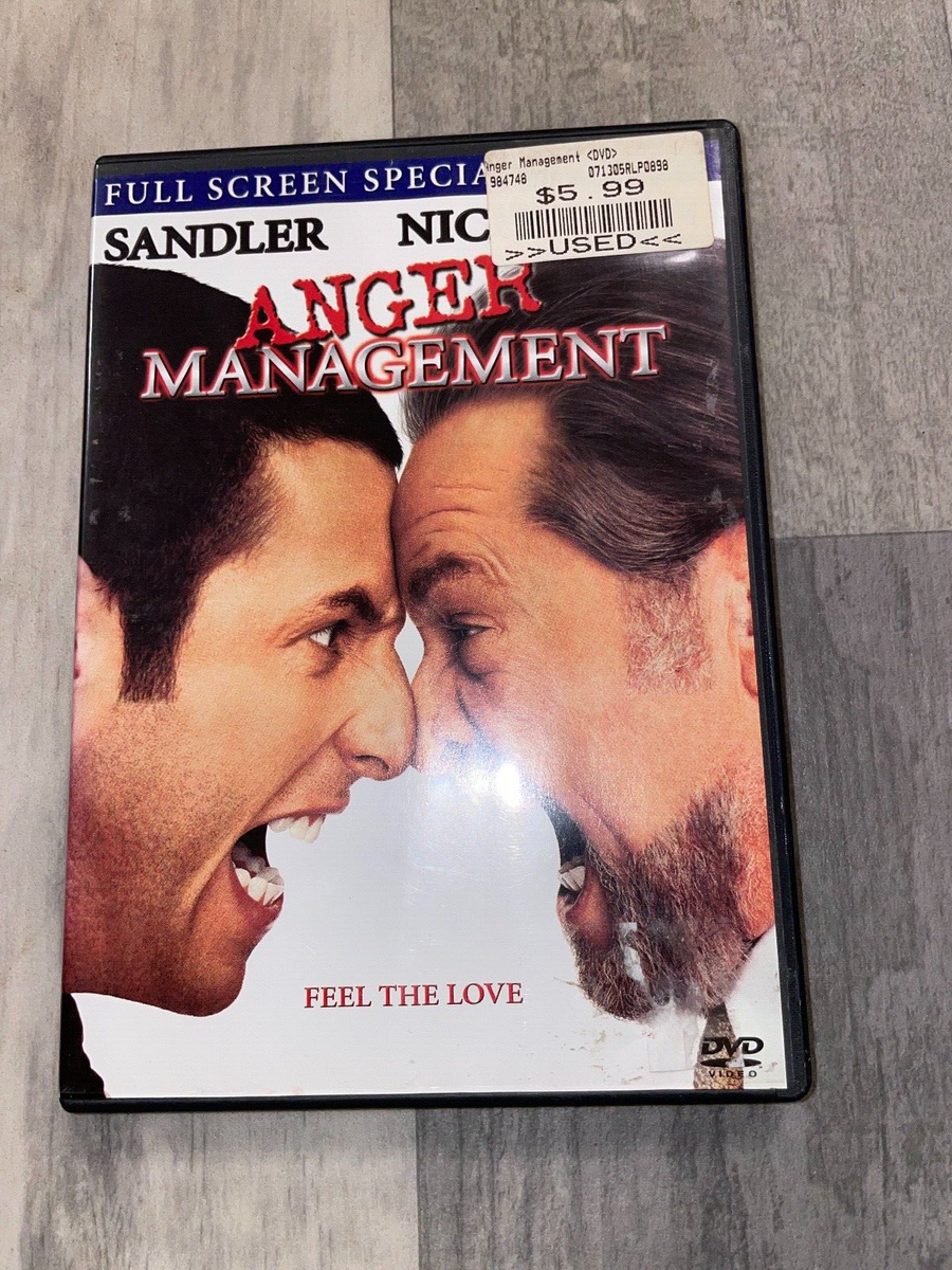 DVD Anger Management Full Screen Feel the Love Adam Sandler Jack
