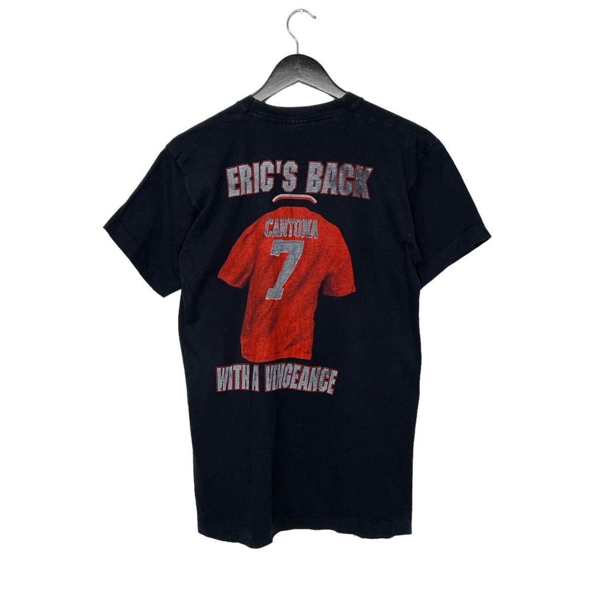Vintage Eric Cantona Punished Manchester United Single Stitch T