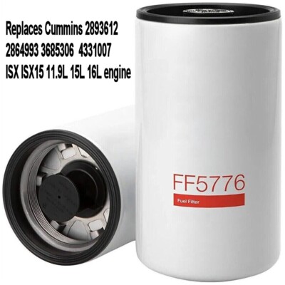Fuel Filter FF5776 Replaces Cummins 2893612 2864993 3685306 4331007 ISX ...