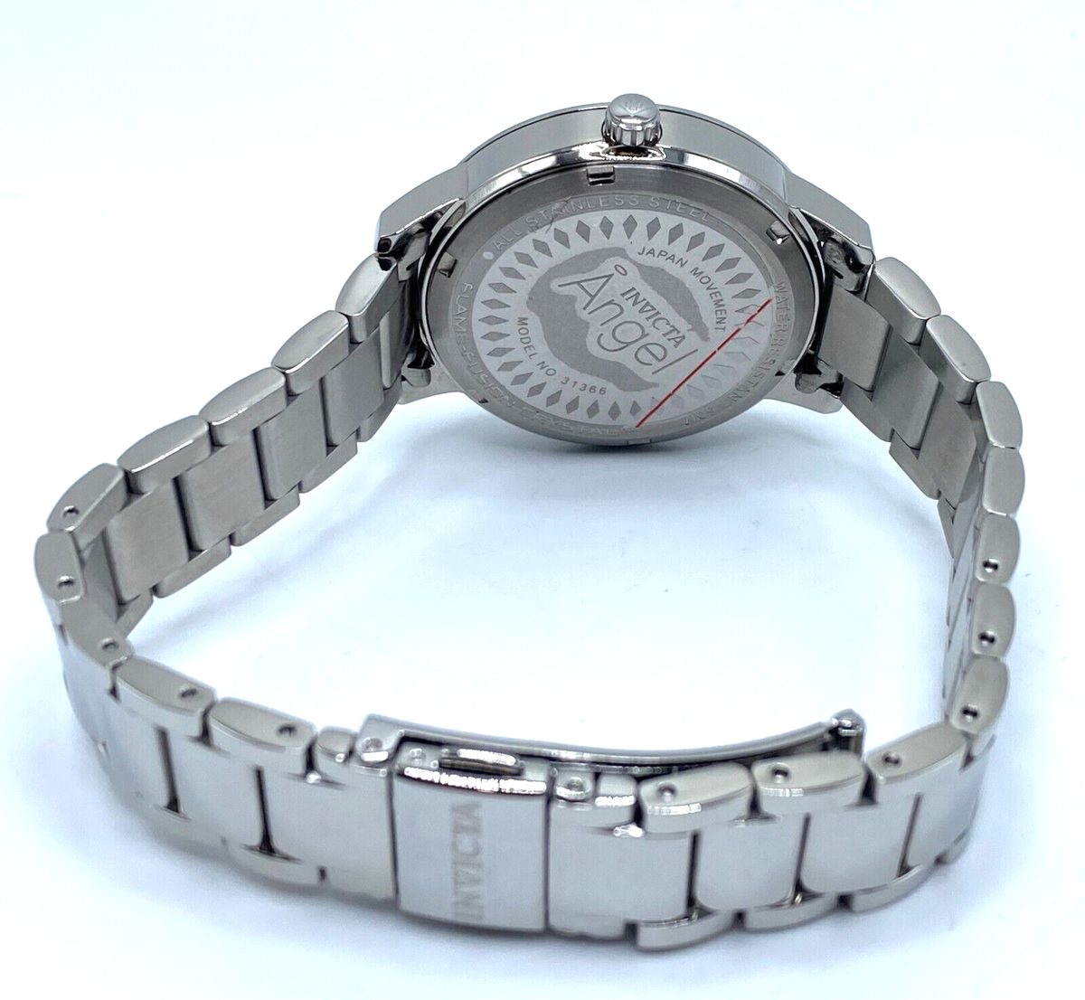INVICTA WATCH ANGEL 31366 36mm PC21J Quartz PRE OWNED NO BOX INVICTA PRE OWNED WATCH ANGEL 31366 36MM PC21J QUARTZ NO BOX  main image 4