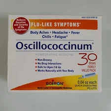 Boiron Oscillococcinum Homeopathic Medicine 30 Pellets Exp 2028+